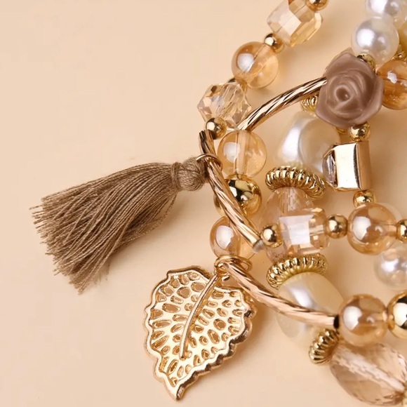 🍉Trending summer Boho style multi bracelet set - Picture 6 of 6